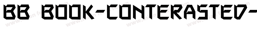 bb book-conterasted字体转换